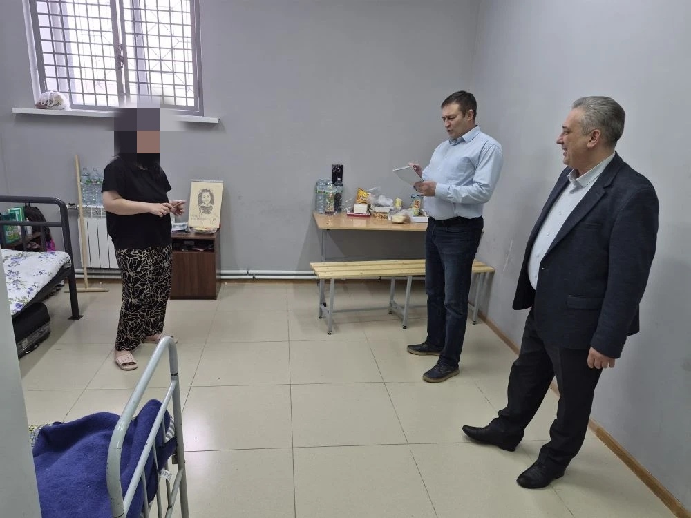 Помощник уполномоченного посетил учреждение  принудительного содержания граждан