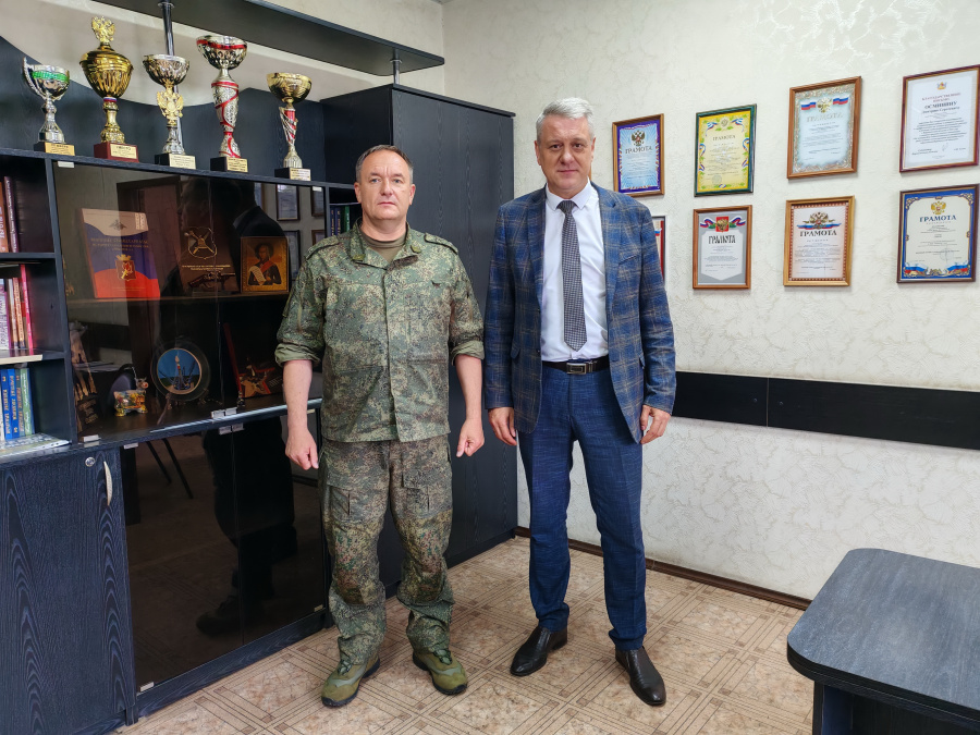 Уполномоченный провел рабочую встречу с военным комиссаром